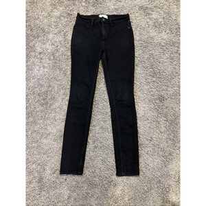 Free People Black Skinny Jeans‎ Women's Size 26R High Rise Stretch Denim